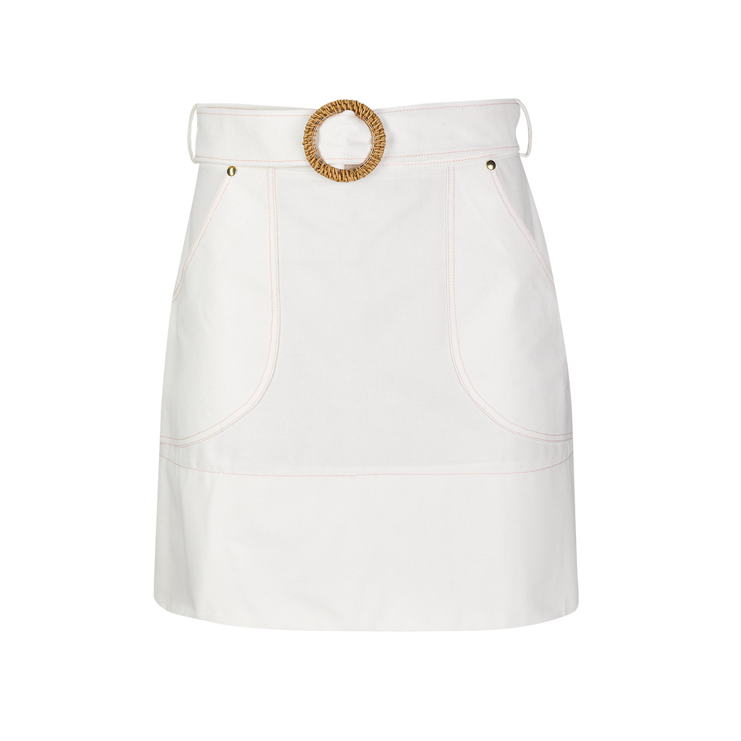 Canvas Mini Skirt