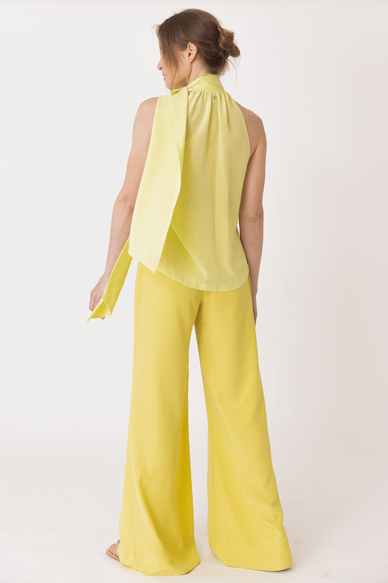 Halterneck Lime Top