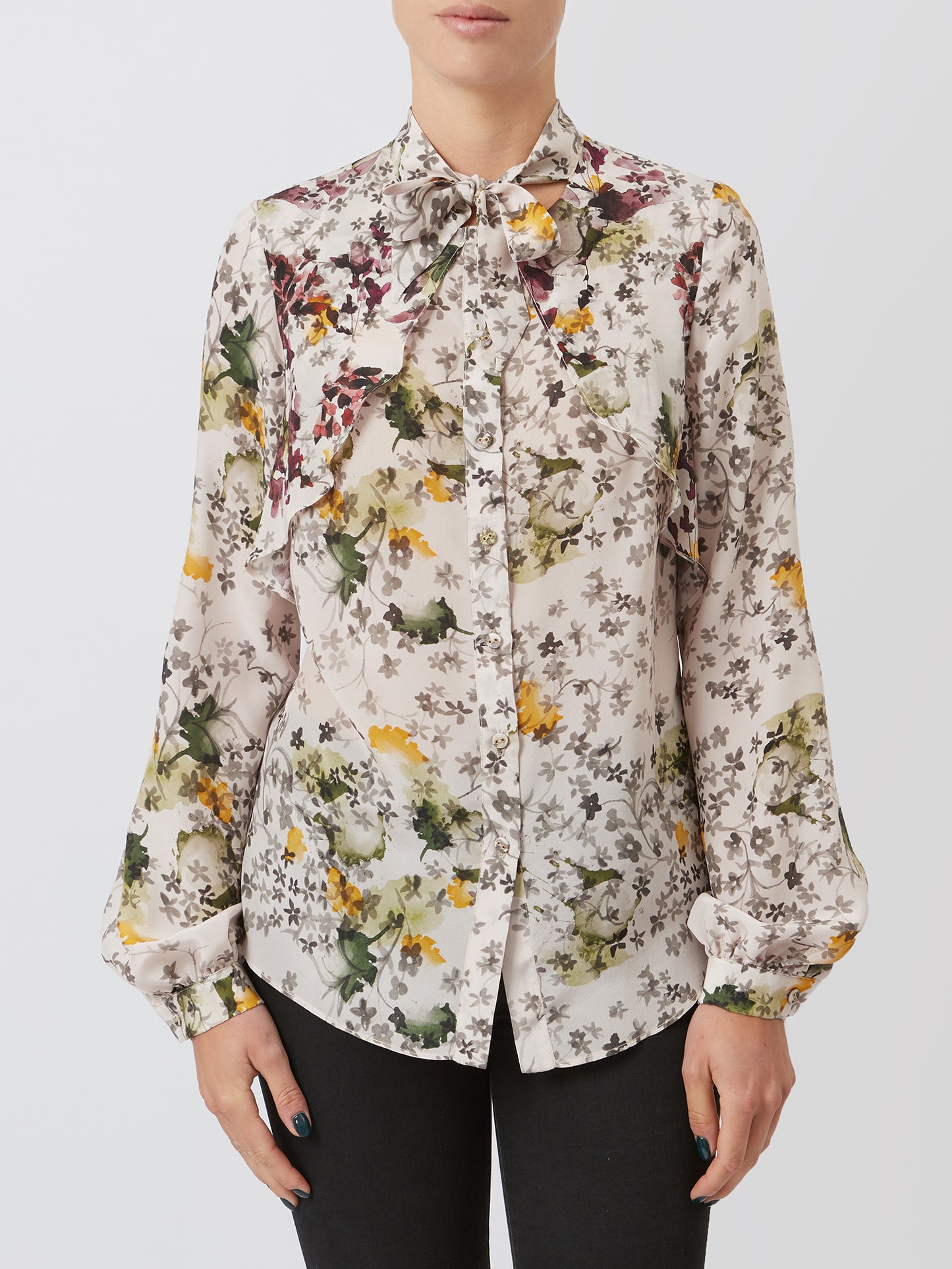 Multicolor Silk Blouse