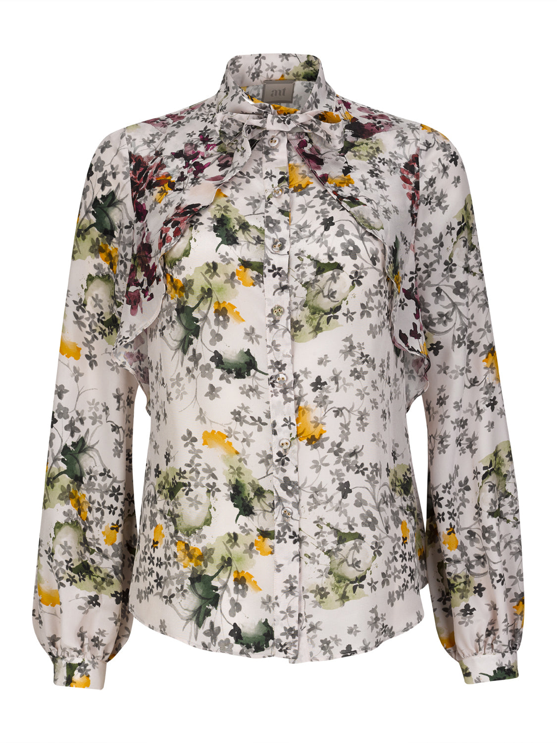 Blusa de Seda Multicolor