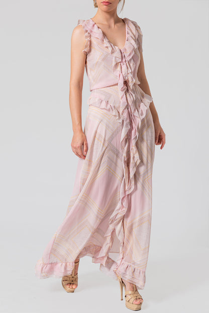 Ruffled Maxi Dress