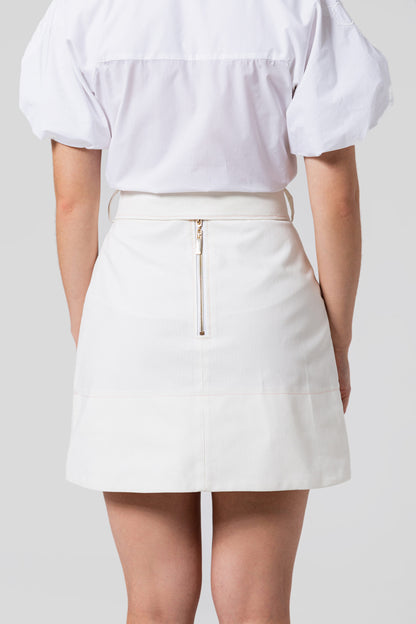 Canvas Mini Skirt